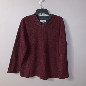 LT SPORT MAROON AND NAVY SWEATER MEDIUM